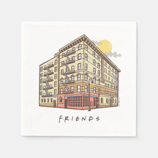 FRIENDS™ | Monica's Apartment Gebäude Serviette