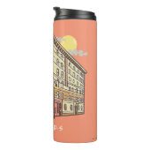 FRIENDS™ | Monica's Apartment Gebäude Thermosbecher (Nach rechts gedreht)