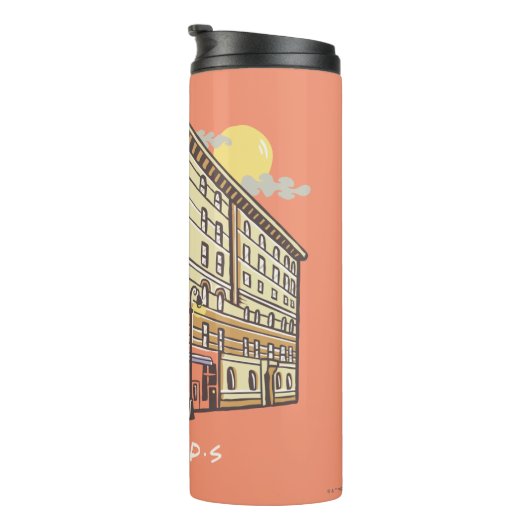 FRIENDS™ | Monica's Apartment Gebäude Thermosbecher (Nach rechts gedreht)