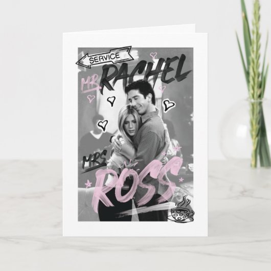 FRIENDS™ | Mr. Rachel & Mrs. Ross Karte (Vorderseite)