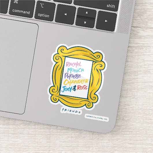 FRIENDS™-Namen in Peephole Aufkleber (Detail)