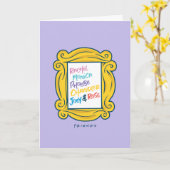 FRIENDS™-Namen in Peephole Karte (Gelbe Blume)