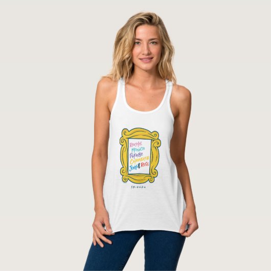 FRIENDS™-Namen in Peephole Tank Top (Vorderseite Vollansicht)