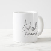 FRIENDS™ | New York City Silhouette Jumbo-Tasse (Vorderseite Rechts)