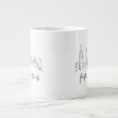 FRIENDS™ | New York City Silhouette Jumbo-Tasse (Vorderseite)