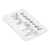 FRIENDS™ | New York City Silhouette Magnet (Rechte Seite)