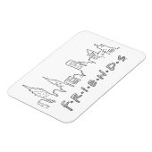 FRIENDS™ | New York City Silhouette Magnet (Linke Seite)