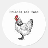Friends not food sticker (Vorderseite)