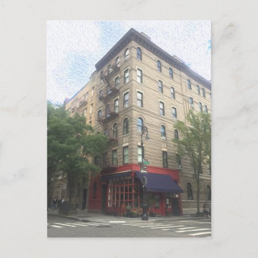 FRIENDS NYC Apartment Postkarte (Vorderseite)
