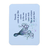 Friends Octopus on your face Magnet (Vertikal)