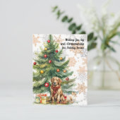 Friends of Furry - Eine Herzwärmenkarte Feiertagskarte (Stehend Vorderseite)