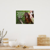 Friends of Orangutan Wildlife Poster (Küche)