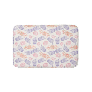 FRIENDS™ Pastell Central Perk Muster Badematte
