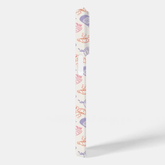 FRIENDS™ | Pastell Central Perk Muster Case-Mate iPhone Hülle (Rückseite / Rechts)