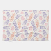 FRIENDS™ | Pastell Central Perk Muster Geschirrtuch (Horizontal)