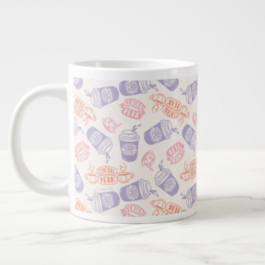 FRIENDS™ | Pastell Central Perk Muster Jumbo-Tasse (Links)