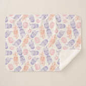 FRIENDS™ | Pastell Central Perk Muster Sherpadecke (Vorderseite (Horizontal))