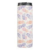 FRIENDS™ | Pastell Central Perk Muster Thermosbecher (Rückseite)