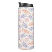 FRIENDS™ | Pastell Central Perk Muster Thermosbecher (Nach rechts gedreht)