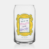 FRIENDS™ Peephole | Du bist die Monica zu meinem R Dosenglas (Rückseite)