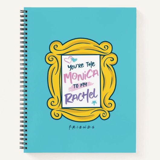 FRIENDS™ Peephole | Du bist die Monica zu meinem R Notizblock (Vorderseite)