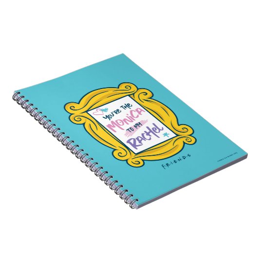 FRIENDS™ Peephole | Du bist die Monica zu meinem R Notizblock (Rechte Seite)