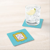 FRIENDS™ Peephole | Du bist die Monica zu meinem R Rechteckiger Pappuntersetzer (Vor Ort)