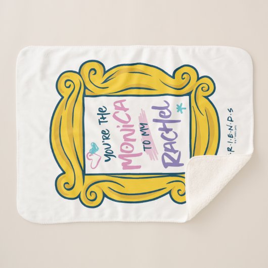 FRIENDS™ Peephole | Du bist die Monica zu meinem R Sherpadecke (Vorderseite (Horizontal))