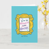 FRIENDS™ Peephole | You're the Monica to my Rachel Karte (Gelbe Blume)