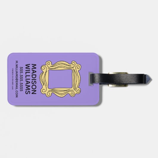 FRIENDS™ | Pepper-Rahmen Gepäckanhänger (Rückseite horizontal)