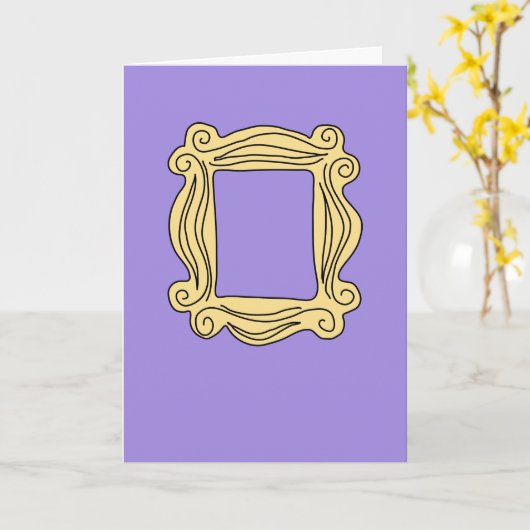 FRIENDS™ | Pepper-Rahmen Karte (Gelbe Blume)