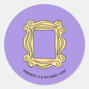 FRIENDS™   Pepper-Rahmen Runder Aufkleber