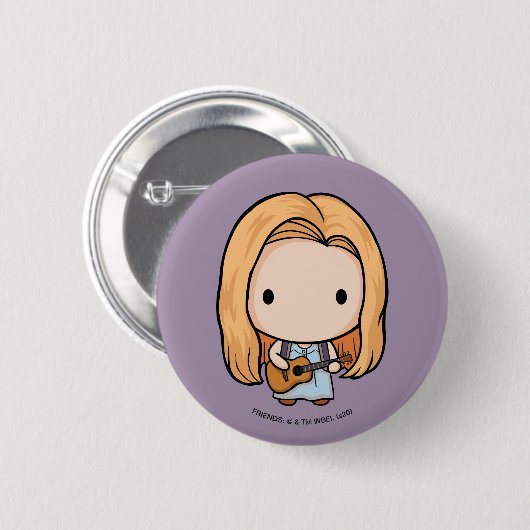 FRIENDS™ | Phoebe Chibi Button (Vorne & Hinten)