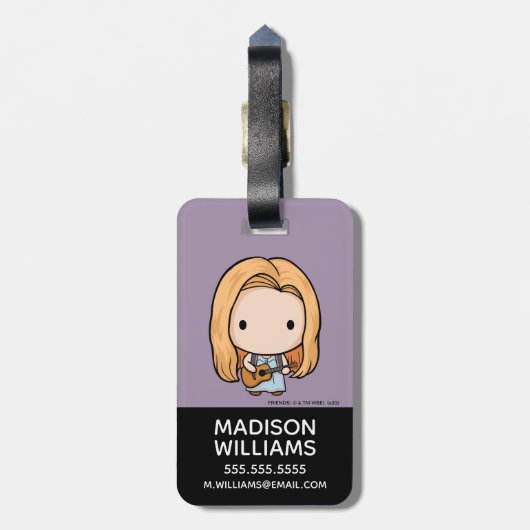 FRIENDS™ | Phoebe Chibi Gepäckanhänger (Rückseite vertikal)