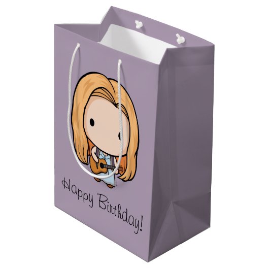 FRIENDS™ | Phoebe Chibi Mittlere Geschenktüte (Rückseite Schrägansicht)