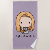FRIENDS™ | Phoebe Chibi Strandtuch (Vorderseite)