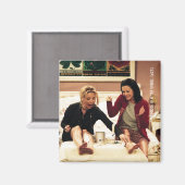 FRIENDS™ | Phoebe & Monica Waxing Legs Magnet (Vorderseite/Rückseite)