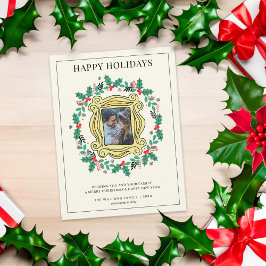 FRIENDS™ Photo Holiday Christmas Feiertagspostkarte