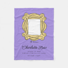 FRIENDS™ Picture Frame | Neue Geburtsstunde von Ba Fleecedecke