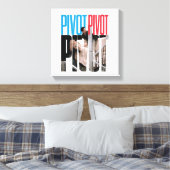 FRIENDS™ | PIVOT PIVOT-PIVOT-Angebot Leinwanddruck (Insitu (Schlafzimmer))