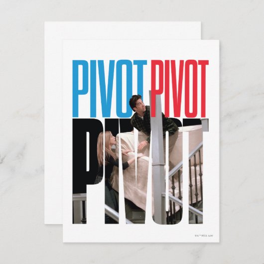 FRIENDS™ | PIVOT PIVOT-PIVOT-Angebot Mitteilungskarte (Vorne/Hinten)