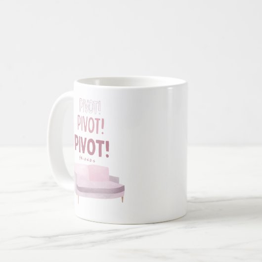 FRIENDS™ | Pivot Pivot Pivot Kaffeetasse (Vorderseite Links)