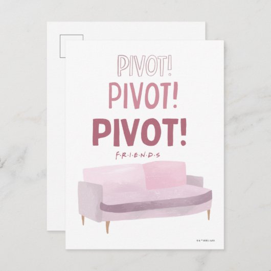 FRIENDS™ | Pivot Pivot Pivot Pivot Postkarte (Vorne/Hinten)