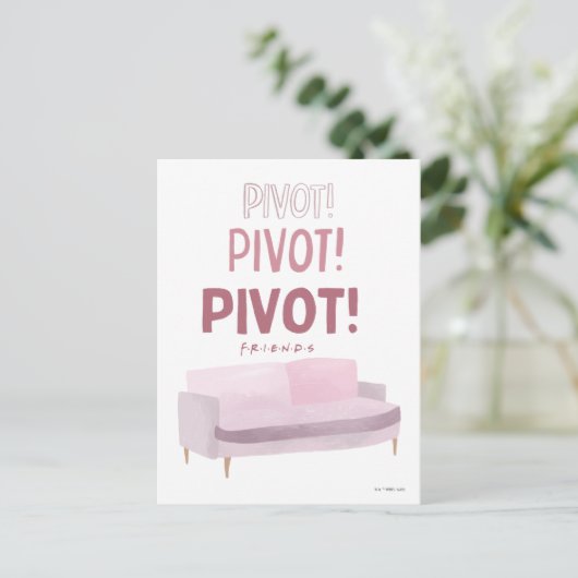 FRIENDS™ | Pivot Pivot Pivot Pivot Postkarte (Stehend Vorderseite)