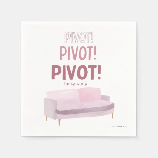 FRIENDS™ | Pivot Pivot Pivot Pivot Serviette (Vorderseite)