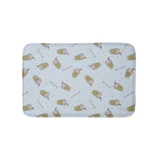 FRIENDS™ | Polka Dot Central Perk Muster Badematte (Vorderseite)