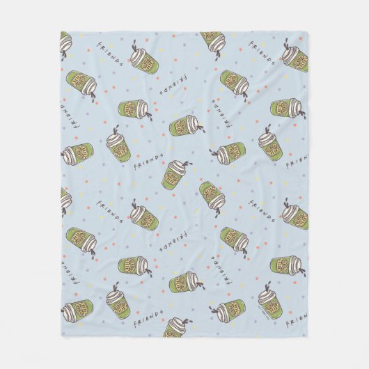 FRIENDS™ | Polka Dot Central Perk Muster Fleecedecke (Vorderseite)