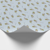 FRIENDS™ | Polka Dot Central Perk Muster Geschenkpapier (Ecke)