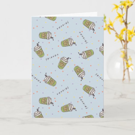 FRIENDS™ | Polka Dot Central Perk Muster Karte (Gelbe Blume)