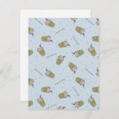 FRIENDS™ | Polka Dot Central Perk Muster Mitteilungskarte (Vorne/Hinten)